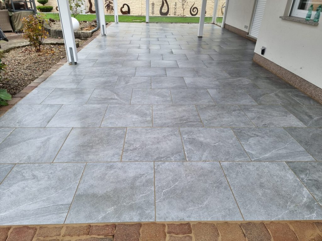 Fertige Terrasse